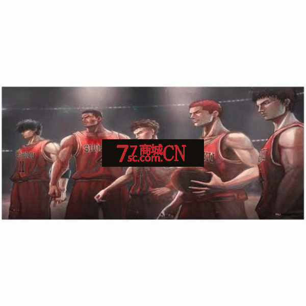英雄联盟灌篮高手鼠标垫 300*700*2.5mm一级锁边图案串开随机