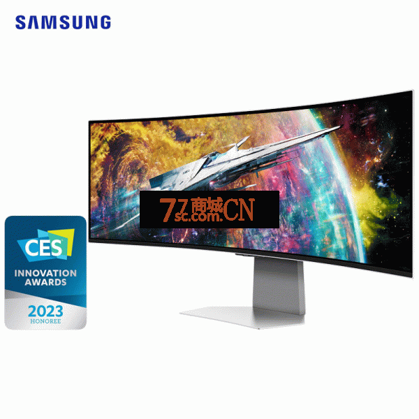 三星49英寸显示器QD-OLED G9电竞5K 240HZ带鱼屏4K曲面S49CG952SC