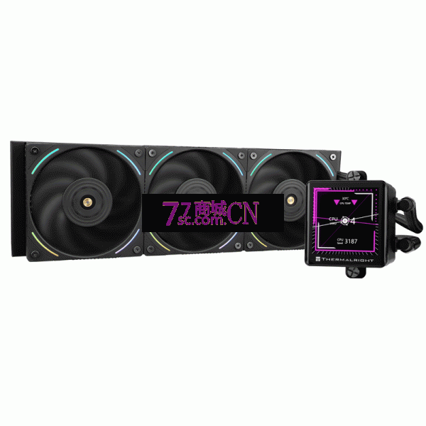 利民(Thermalright)FROZEN VISION 360 冰封视界一体式水冷 支持+LGA1700一体式水冷散热器+CPU散热器IPS液晶屏