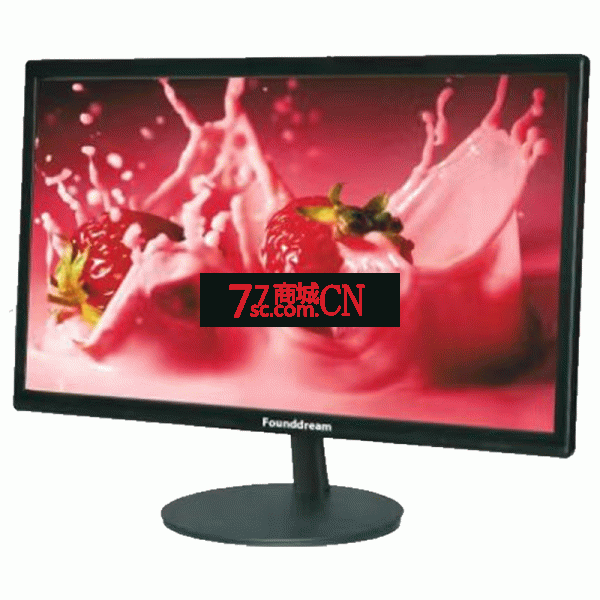 方正FOUDLED FD221 21.5寸液晶显示器磨砂面办公游戏电脑监控高清黑色不闪屏VGA+HDMI