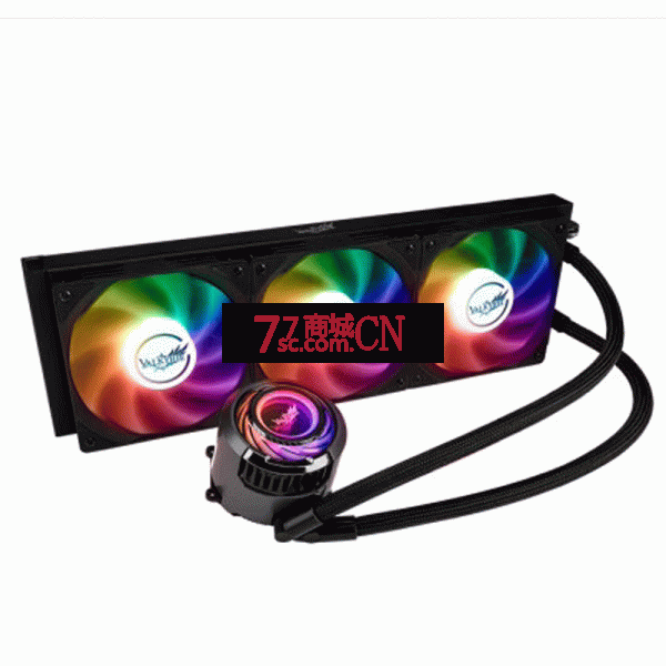 瓦尔基里(VALKYRIE）C360W-RGB黑色 VK 一体式CPU水冷散热器 支持LGA1700