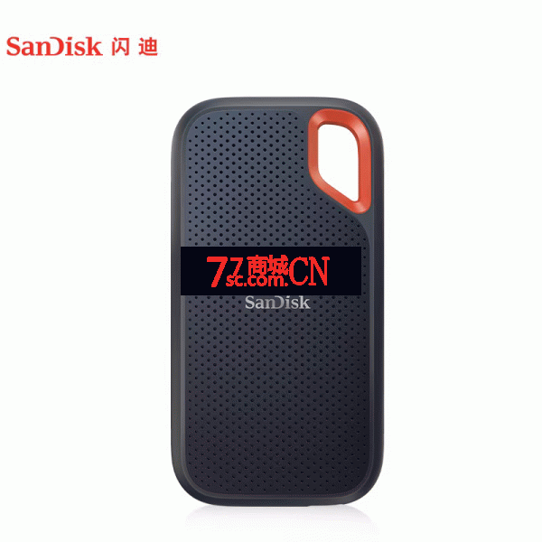 闪迪E61移动硬盘4T固态硬盘USB3.2高速1050M/s迷你电脑外置SSD移动固态硬盘NVMe加密防水便携Type-C手机外接