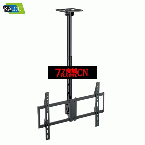 卡洛奇KALOC电视吊架T1 可伸缩旋转32-75寸电视广告灯箱天花板吸顶房顶吊装支架