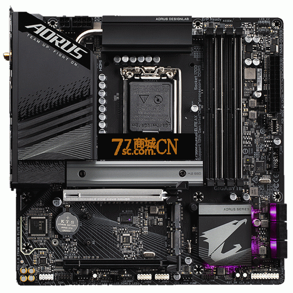 Gigabyte/技嘉 Z790M AORUS ELITE AX DDR5 小雕带WIFI LGA1700新品主板