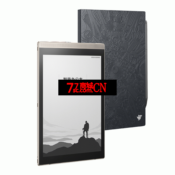 科大讯飞智能办公本Air Pro 7.8英寸2G+64G电子书阅读器 墨水屏电纸书电子笔记本语音转文字 星光金+深纹蓝保护套