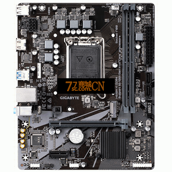 技嘉（GIGABYTE）H610M K D4高性价比游戏台式机电脑组装机主板