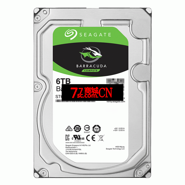 Seagate/希捷 ST6000DM003台式机械硬盘6TB新酷鱼（行盘）