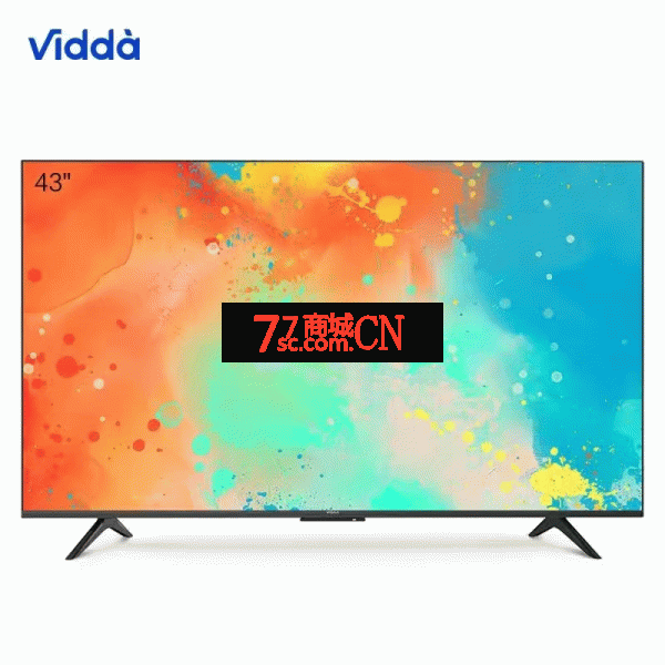 海信vidda43V1F-R海信43寸电视全面屏智能语音高清液晶电视家用