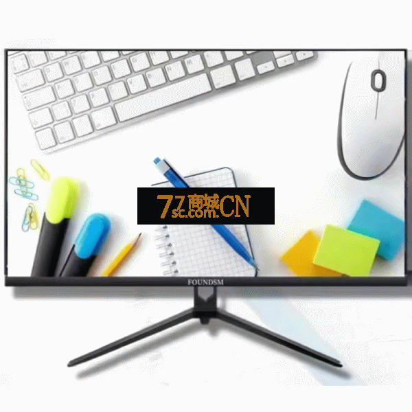 方正数码/FOUNDSM FD-AM3268 32寸直面超薄无边框IPS显示器电竞办公全高清电脑屏幕壁挂 VGA+HDMI接口 白色