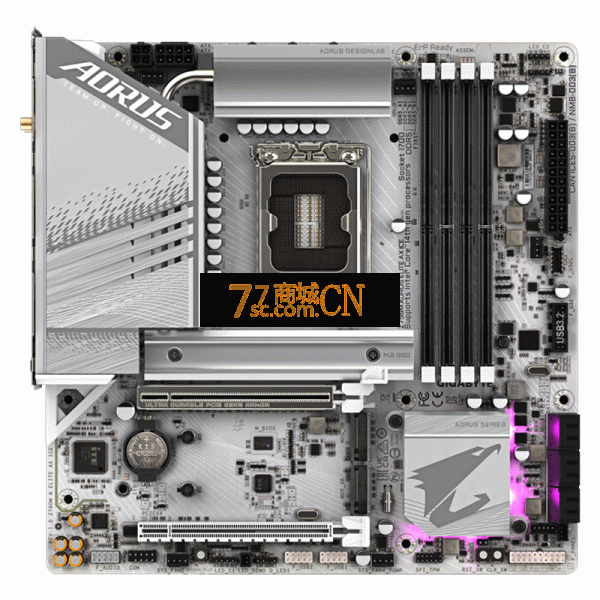 GIGABYTE/技嘉Z790M AORUS ELITE AX ICE冰雕 D5主板支持14代CPU14900KF14700KF