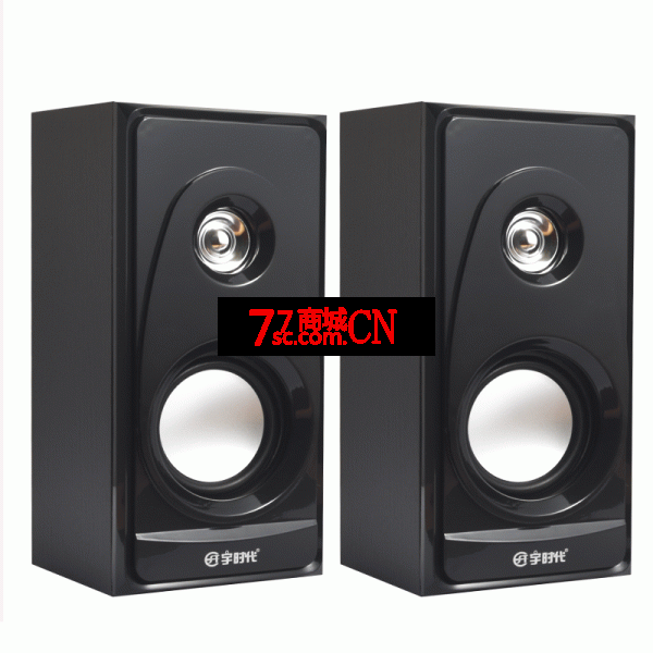 宇时代 V09多媒体电脑笔记本音响 USB迷你办公家用木质小音箱
