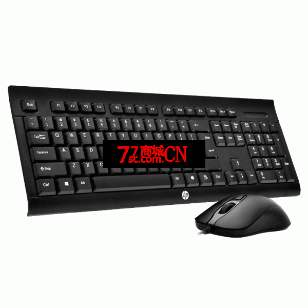 HP/惠普km100有线键盘鼠标套装 台式电脑usb通用游戏办公家用键鼠