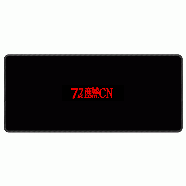 鼠标垫600*1200*3MM办公电竞游戏锁边纯色加大加厚台式笔记本家用桌垫黑色