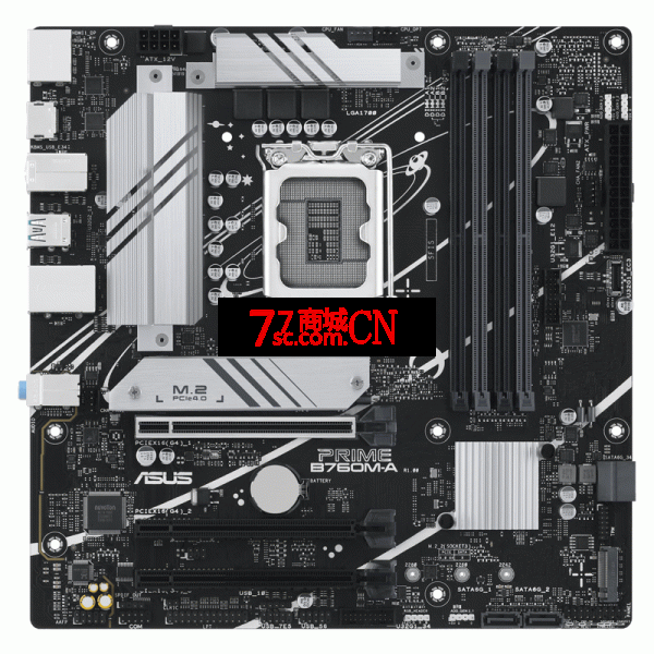 Asus/华硕PRIME B760M-A电脑游戏主板 支持DDR5 CPU支持13600KF/13400F（Intel B760/LGA 1700）