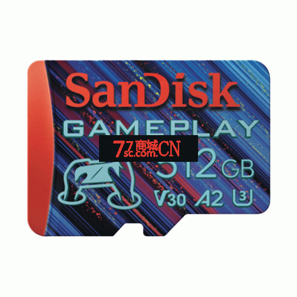 闪迪TF卡512GB高速4K 任天堂switch专用卡190M/S无人机SD卡运动相机switch存储卡 U3 V30 4K GamePlay SDSQXAV