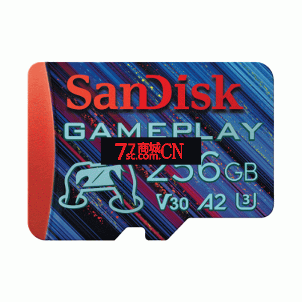 闪迪TF卡256GB高速4K 任天堂switch专用卡190M/S无人机SD卡运动相机switch存储卡 U3 V30 4K GamePlay SDSQXAV