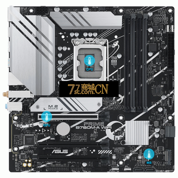 华硕PRIME B760M-A WIFI D5电脑游戏主板 支持12/13代CPU