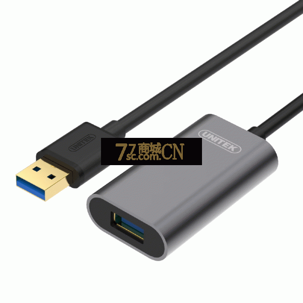 优越者（UNITEK）Y-3004BK USB3.0公对母信号放大器USB延长线 5米