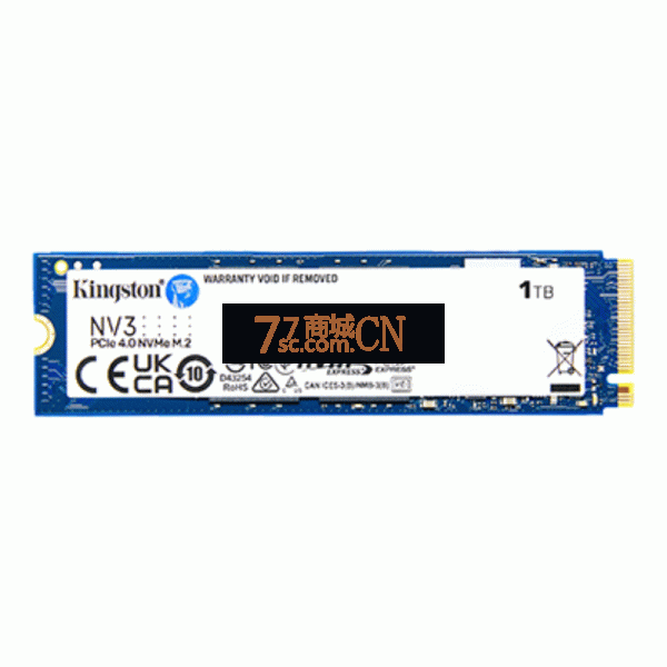 金士顿NV3 1TB固态硬盘ssd m.2高速nvme 笔记本台式机电脑 读取速度6000MB/s 写入速度4000MB/s