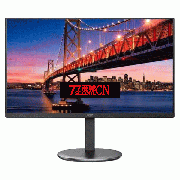 AOC Q27V4电竞27英寸2K屏高清显示器游戏吃鸡滤蓝光不闪台式电脑显示屏
