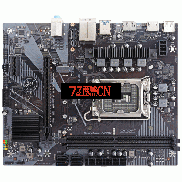 昂达H610E-B台式机主板LGA1700针12-14代DDR4双通道支持M.2 NVME