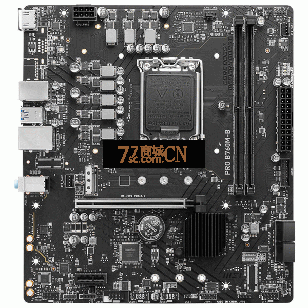 微星MSI PRO B760M-B DDR5 电脑主板 支持12/13代CPU