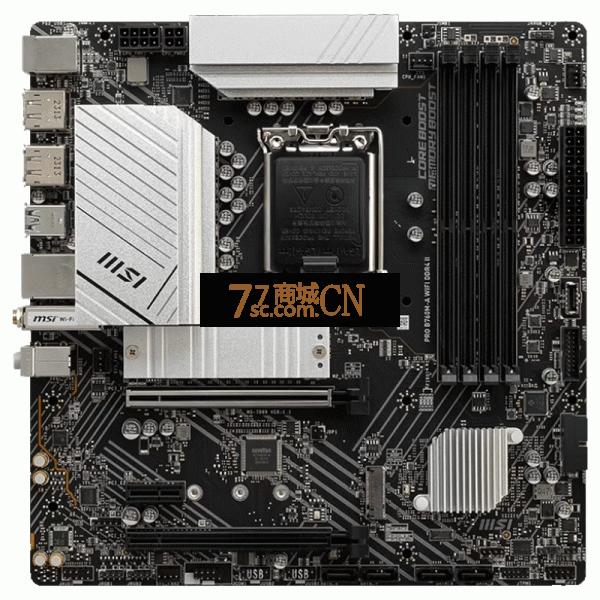 微星主板PRO B760M-A WIFI DDR4 II台式机电脑电竞搭12/13/14代CPU