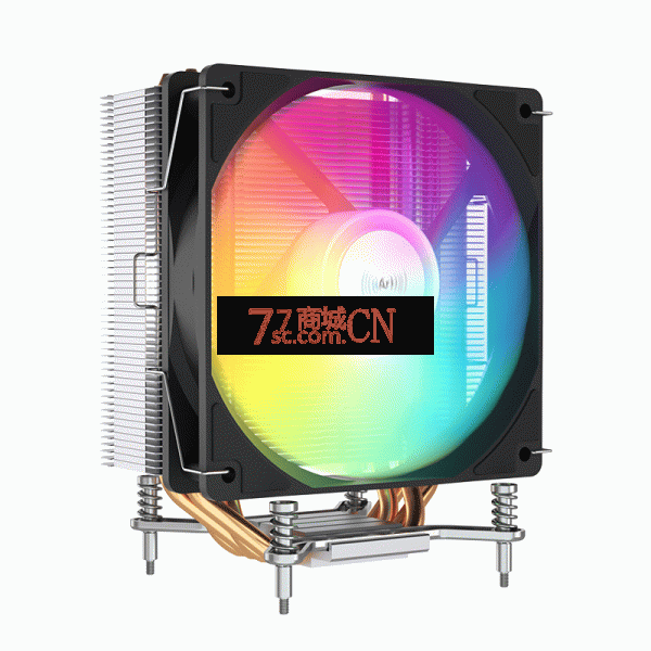 雅浚E3 V2四热管炫彩INTEL平台智能温控散热器