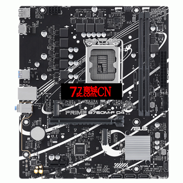 华硕 大师PRIME B760M-F D4 电脑游戏主板 支持12/13代CPU