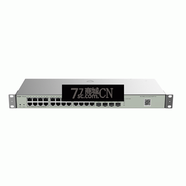 锐捷RG-NBS3100-24GT4SFP V2 企业级24口千兆二层智能网管交换机