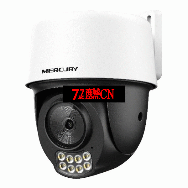 水星室外云台摄像头MIPC428PW防水高清手机POE远程360度监控球机（POE+DC供电）