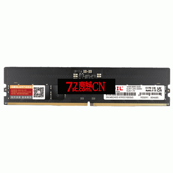 GeIL金邦千禧系列DDR5 16G台式机电脑5600mhz内存条 兼容机XMP