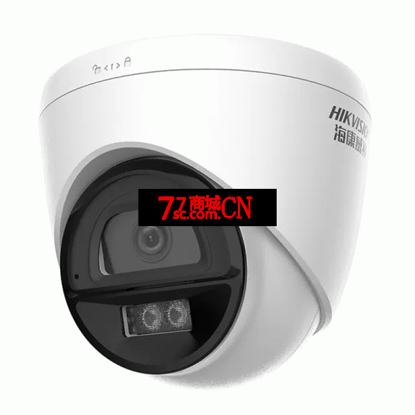 海康威视DS-IPC-K34H-LT 400万白光全彩语音对讲海螺型网络摄像机