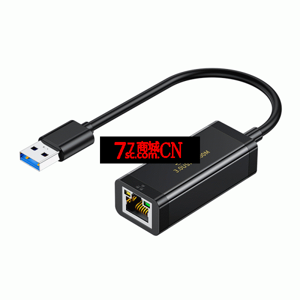 晶华usb3.0千兆网卡带宽兼容校园网盒装 以太网网卡1000M usb转RJ45win8/10/11免驱动