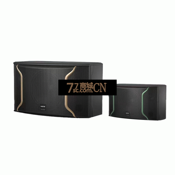 NRS-V2023 10寸音响 额定功率：100W 峰值功率：200W 频率响应：50HZ-18KHZ 额定阻抗：6Ω 灵敏度：89±3dB(1W/1M) 尺寸:540*290*320MM