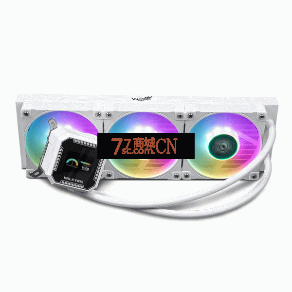 瓦尔基里B360W VK 一体式CPU水冷散热器 2吋IPS液晶屏多平台