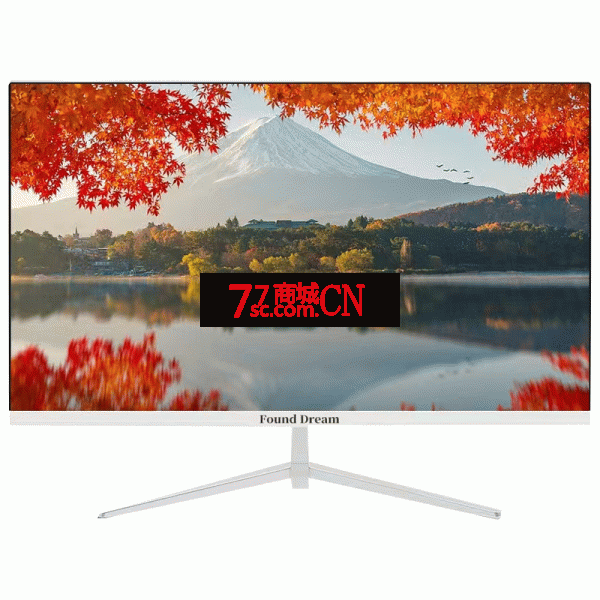 方正（Found Dream）FD278VN 27寸液晶直面电脑显示器高清不闪屏银白色网咖 直屛HDMI+VGA