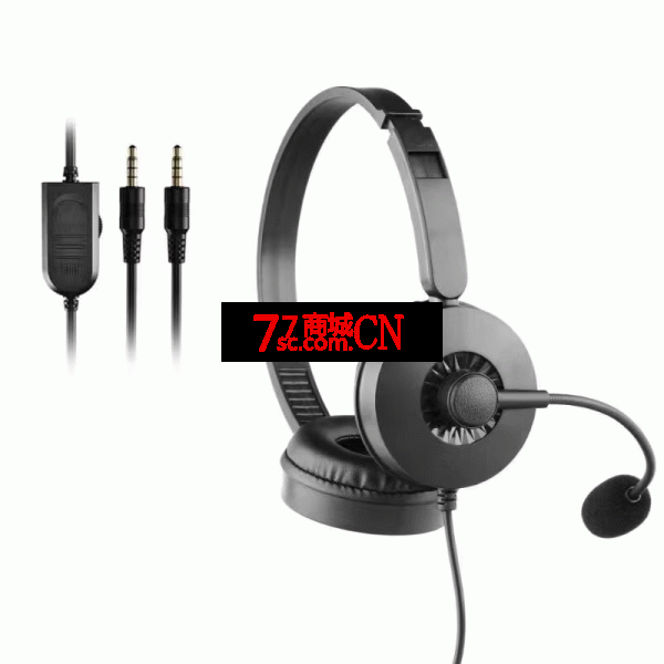 赛歌图T230 双边话务员客服专用耳机 电脑头戴式电销耳麦降噪带话筒教学网课