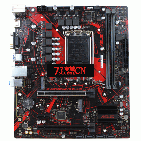 Asus/华硕EX-B760M-V5 PLUS网吧超耐久主板2.5G网卡
