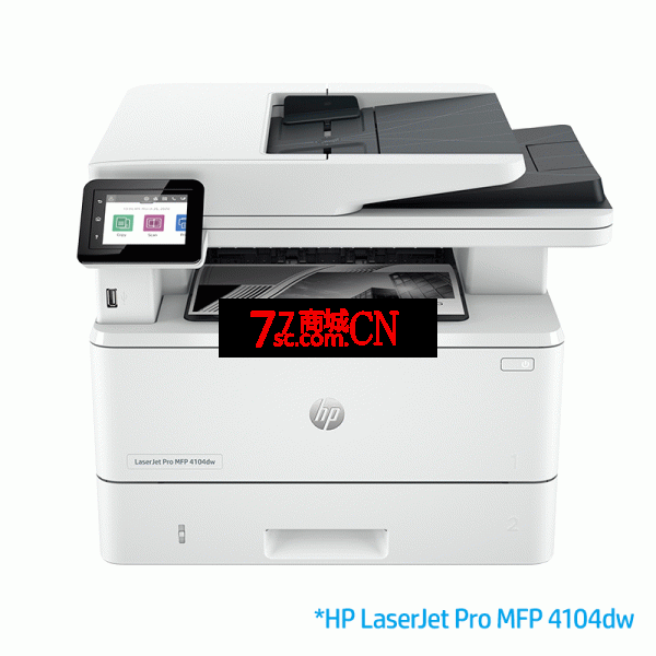HP惠普4104dw黑白激光打印机自动双面A4无线WIFI复印扫描商用办公专用一体机