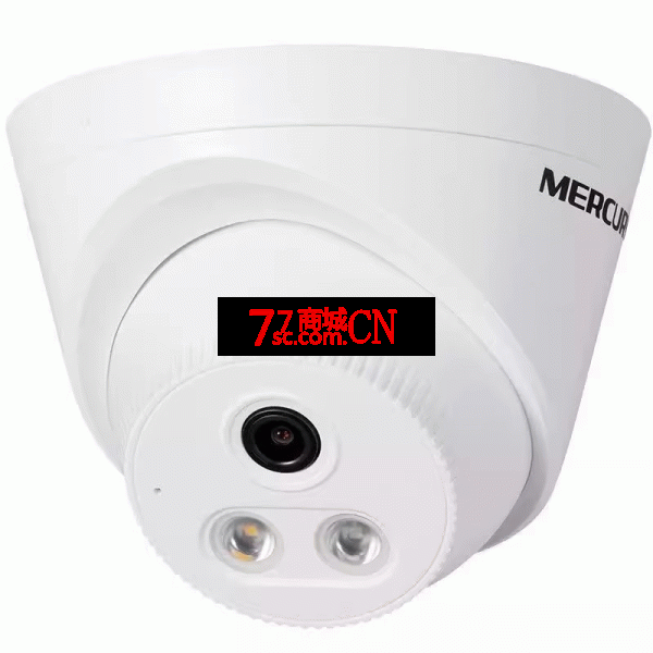 水星MIPC332W 300万室内远程高清音频红外全彩DC供电有线安防摄像头