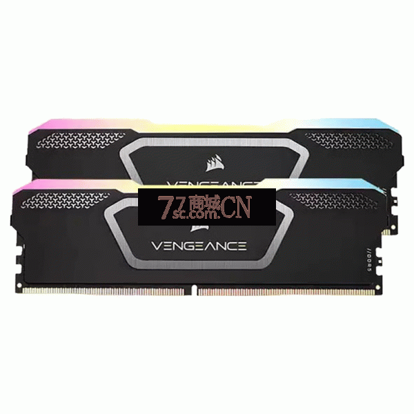 美商海盗船黑色CMC内存条复仇者DDR5 32G 6400电脑台式机内存（16G*2）