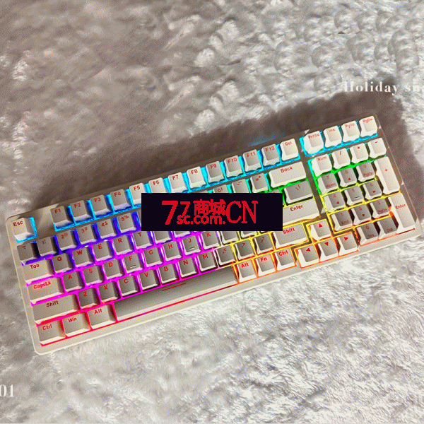 DAREU达尔优牧马人lk98机械键盘笔记本电脑有线电竞cf游戏键盘lol（三模版，复古色）