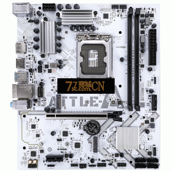 七彩虹战斧BATTLE-AX B760M-HD PRO白色版 D5 2.5G 网卡支持酷睿12代 13代CPU台式机电脑主板 DDR5内存