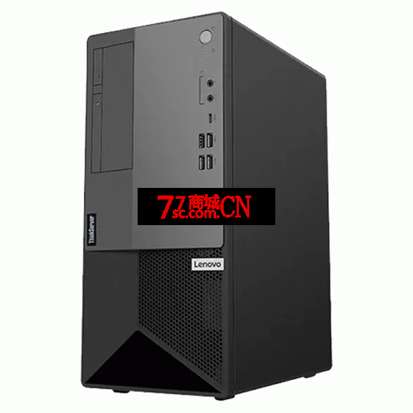 联想ThinkServer T100c 中小企业入门级服务器收银台式机电脑主机I7 12700十二核2.1GHz 32G内存2个*1T机械硬盘（单主机）