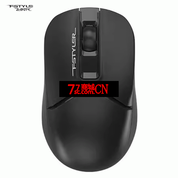 双飞燕FB12C 无线蓝牙鼠标双模锂电池可充电商务办公 高雅黑 无线