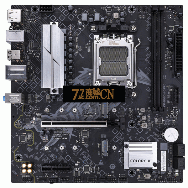 七彩虹B650M-D PRO V14 DDR5主板支持CPU7800X3D/7700X/7600X AMD B650/AM5