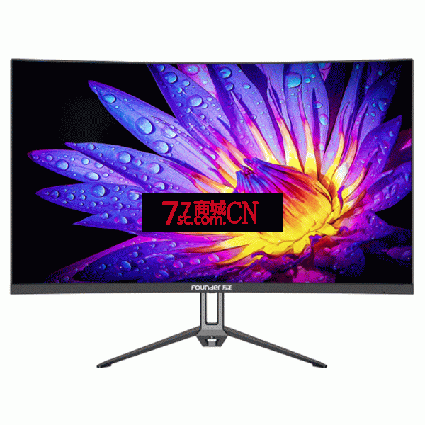 方正（Founder）FD2769N黑色曲面显示器 27英寸办公显示器75Hz游戏高清商务电脑VA屏幕