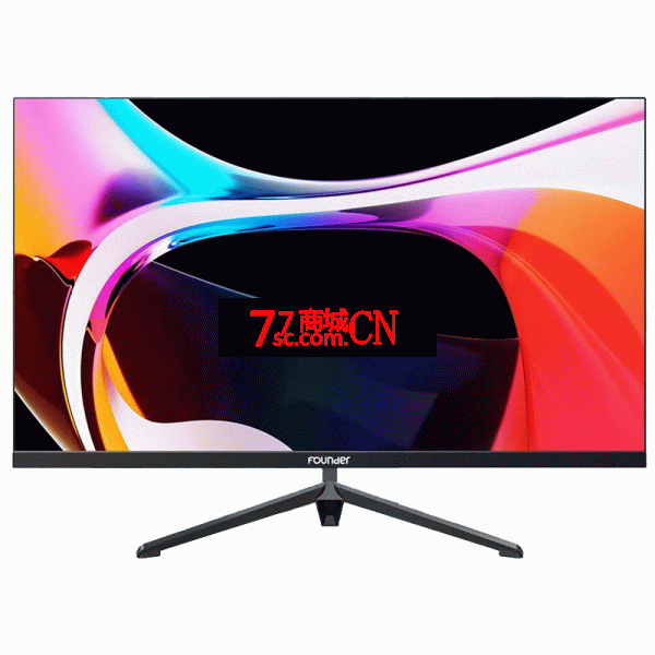 方正（Founder）GC3262黑色 31.5英寸4K办公显示器75Hz游戏高清商务电脑VA屏幕