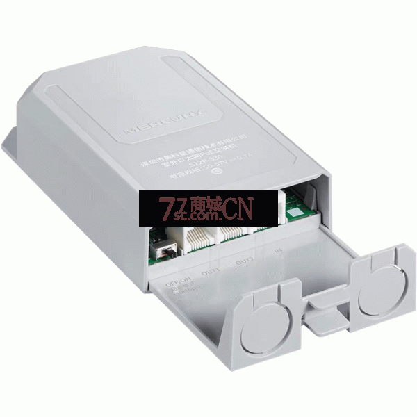 水星S12P-S30一分二POE受电网络交换机水星摄像头标准室外款